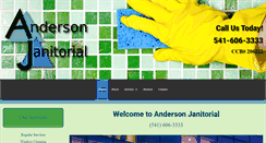 Desktop Screenshot of andersonjanitorial.net